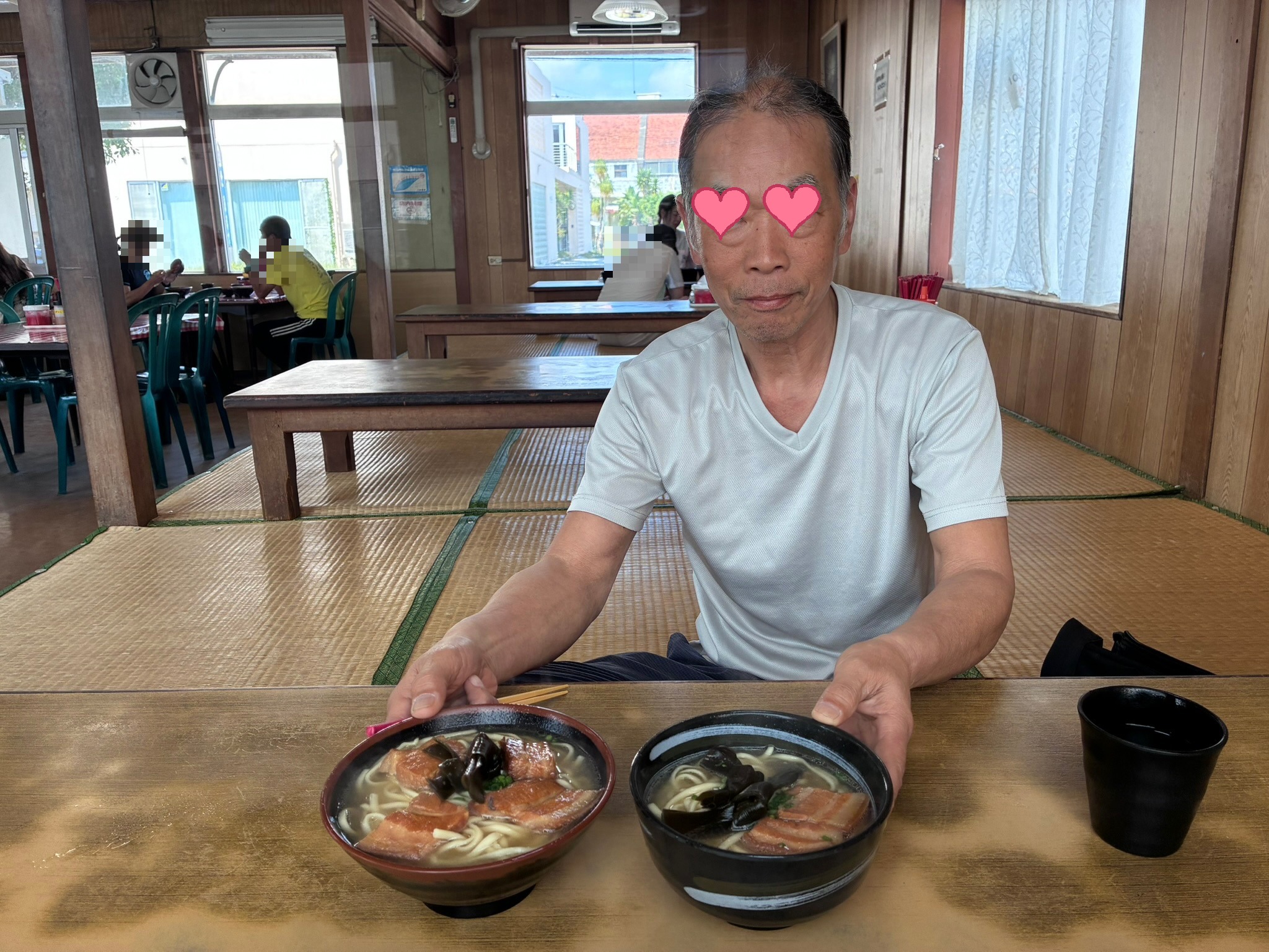 沖縄そばのランチ