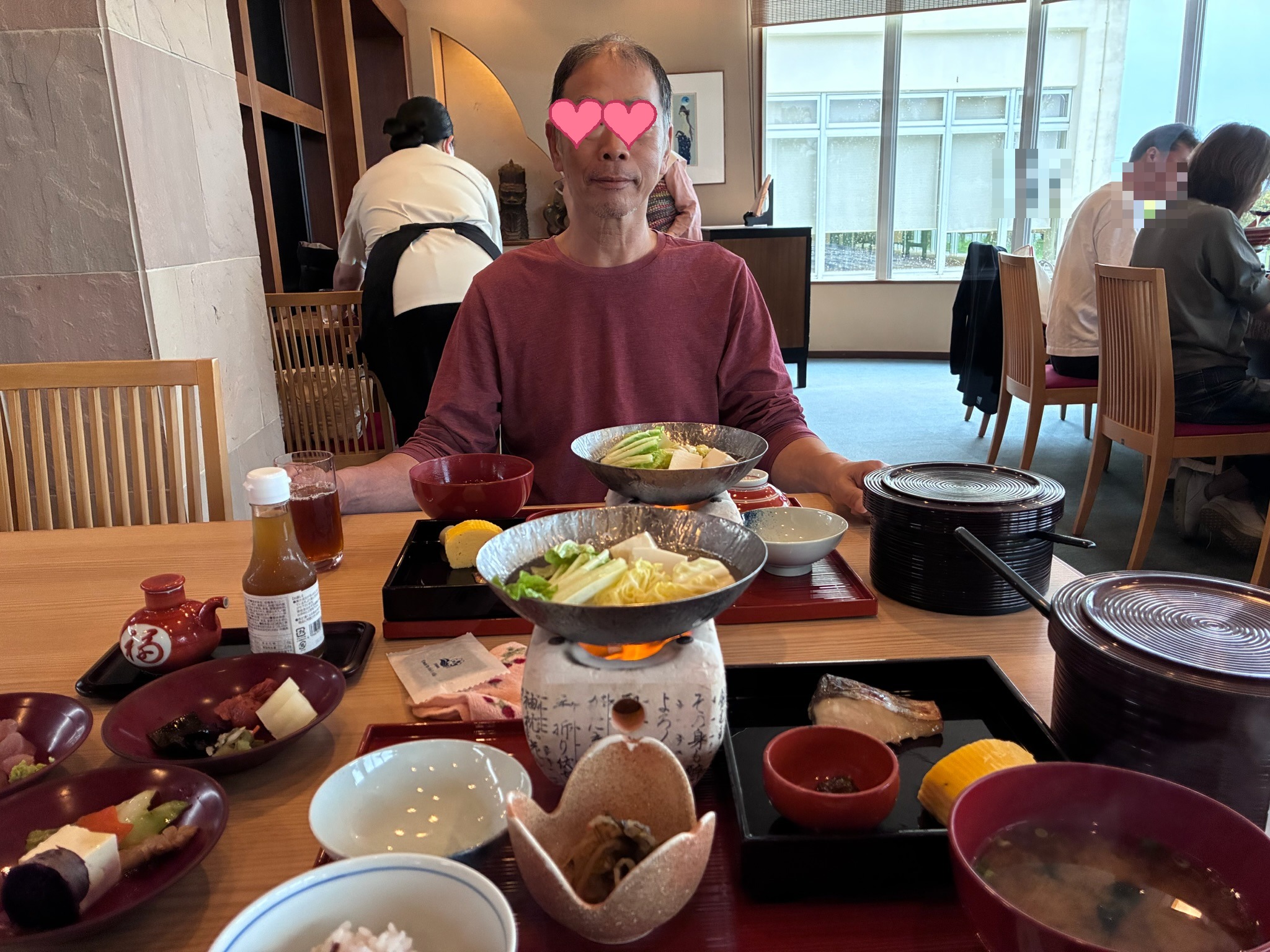 神着の釜炊き朝食