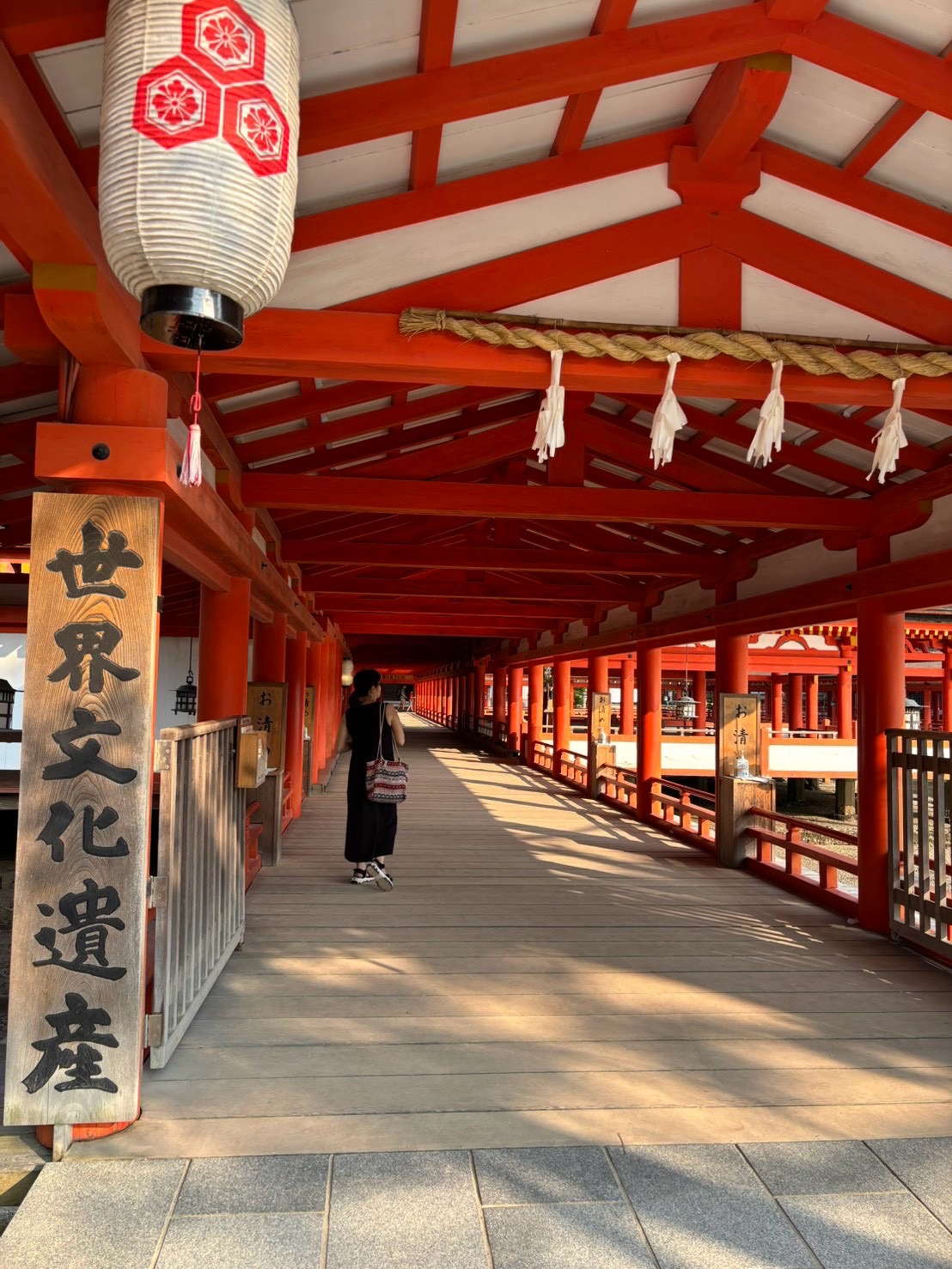 国宝・厳島神社の回廊